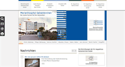 Desktop Screenshot of marienhospital.eu