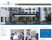 Tablet Screenshot of marienhospital.de
